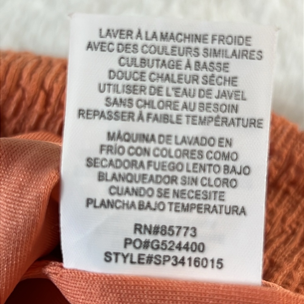 O'NEILL Teagan Smocked Mini Dress Puff Sleeve Sweetheart Neck Stretchy BodyCon S - Picture 16 of 17